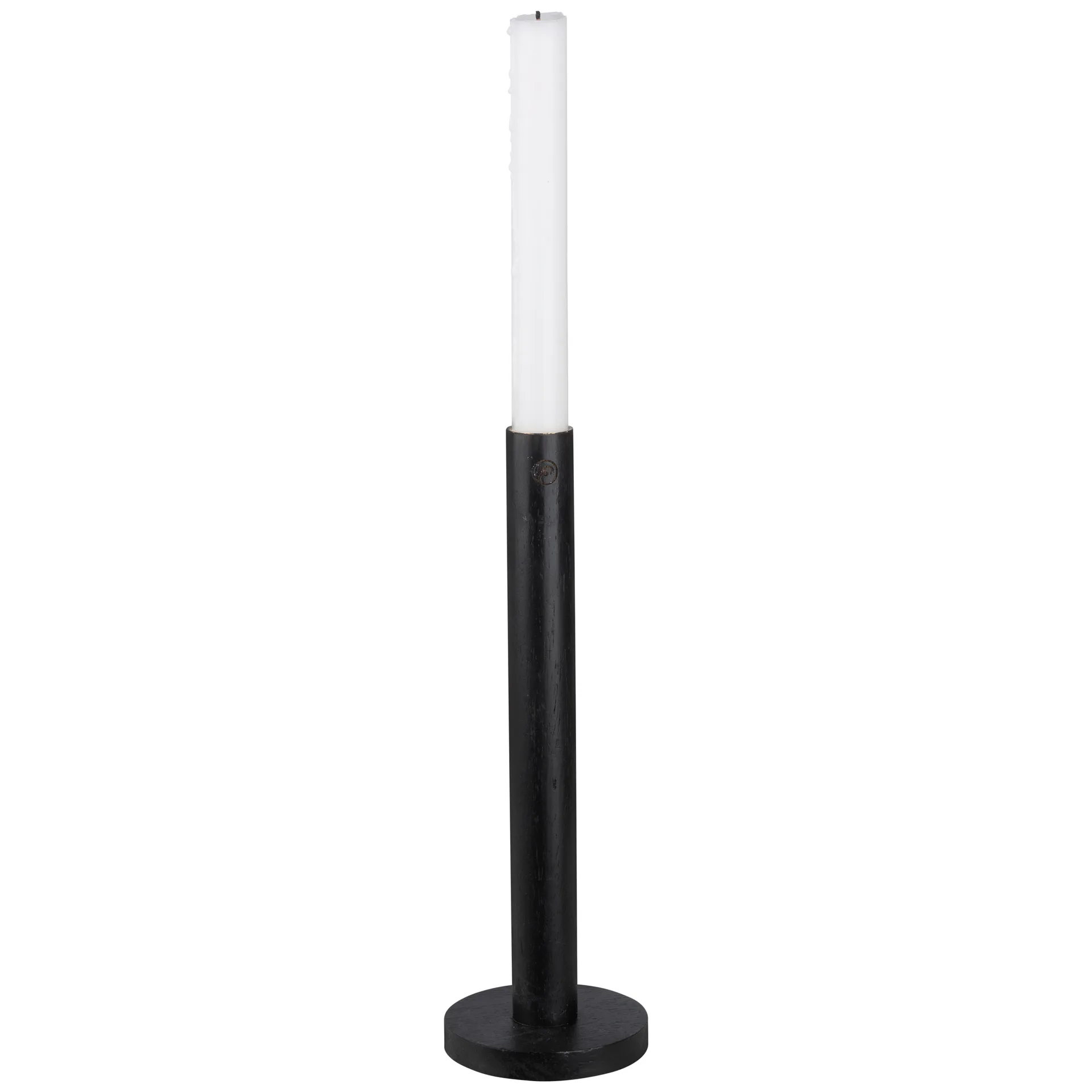 Ernst ljusstake trä svart, 25 cm ERNST