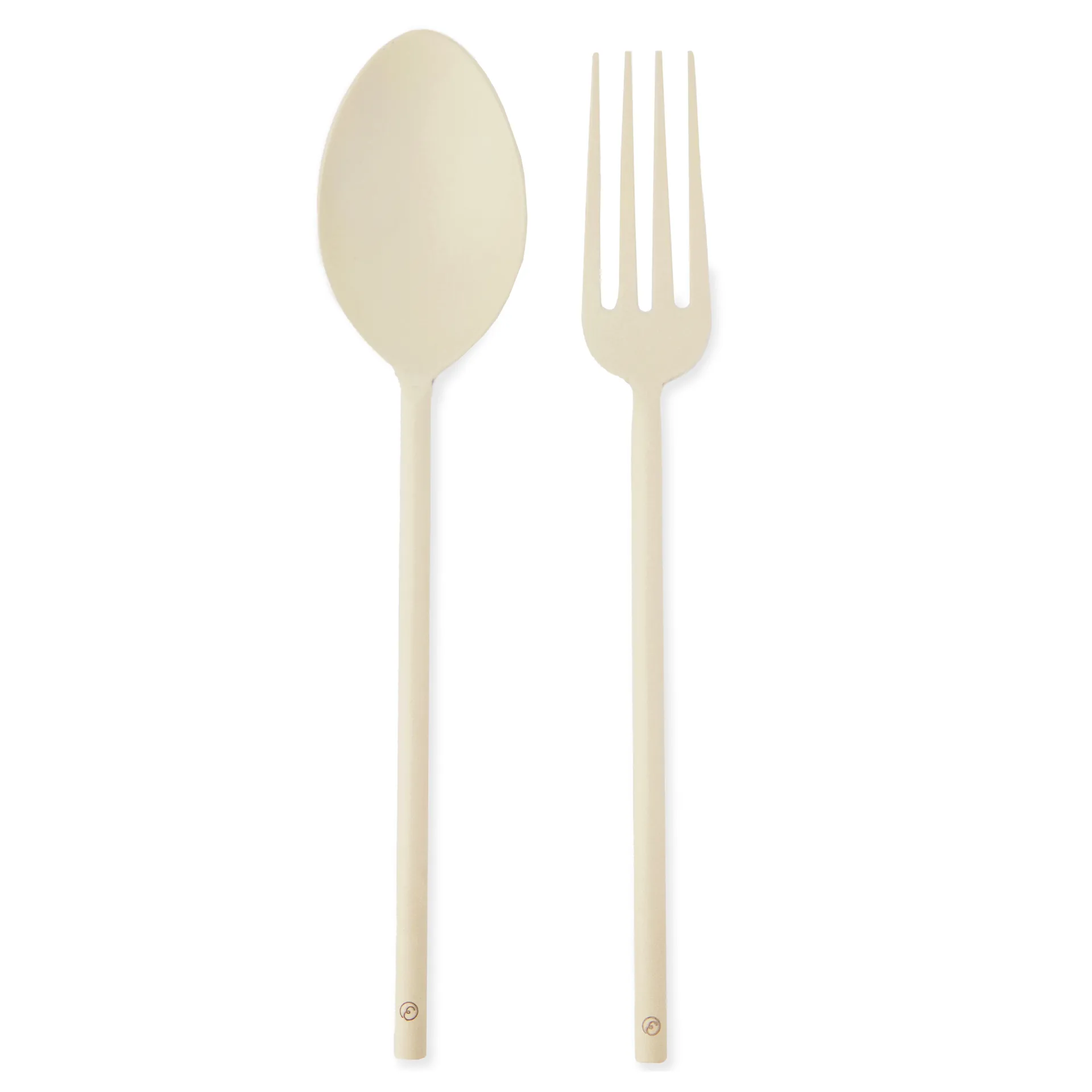 Ernst salladsbestick metall, Beige ERNST