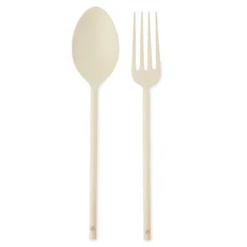 Ernst salladsbestick metall - Beige - ERNST