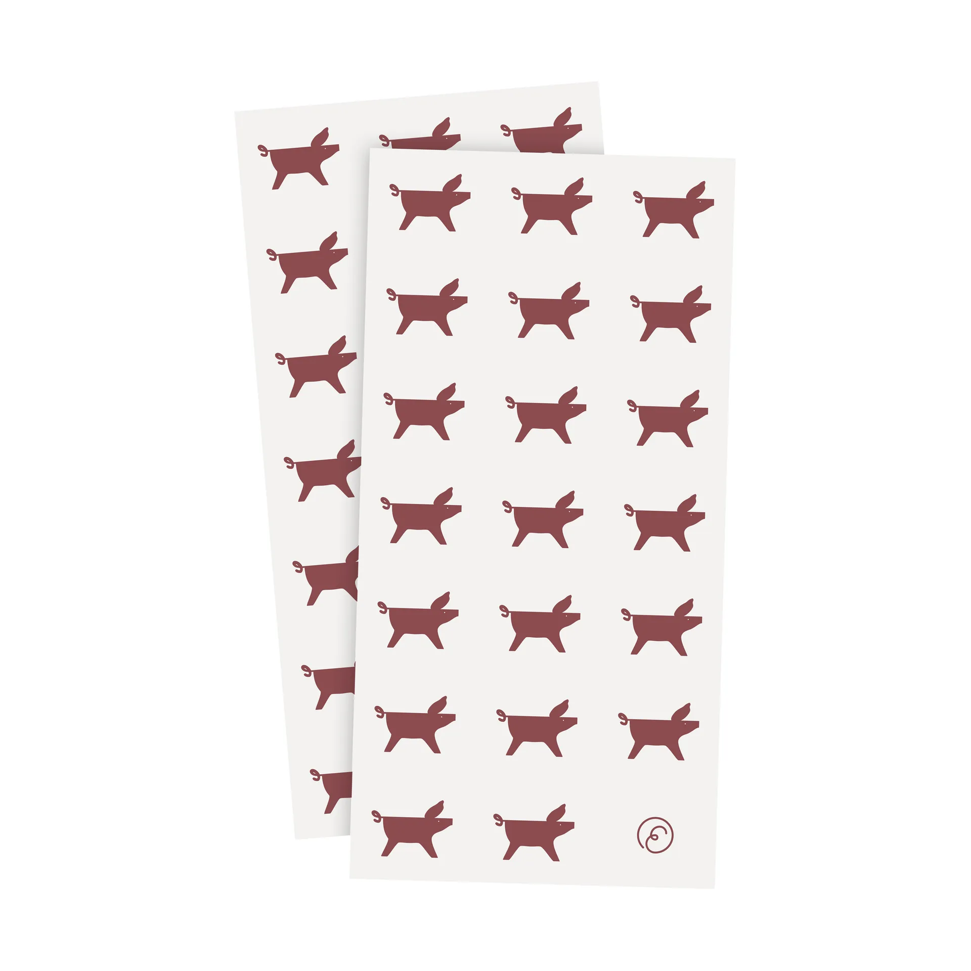 Ernst servett julgris 10x20 cm 20-pack, Vit-röd ERNST