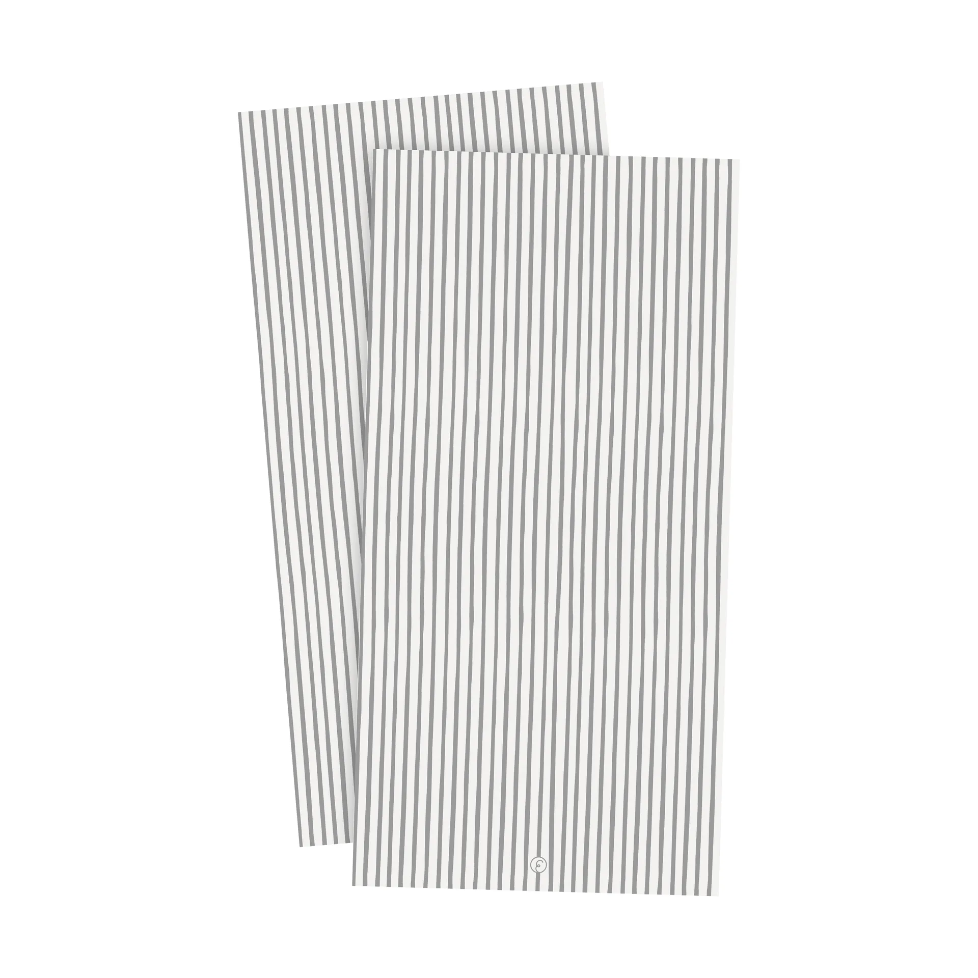 Ernst servett randig 10x20 cm 20-pack, Vit-grå rand ERNST