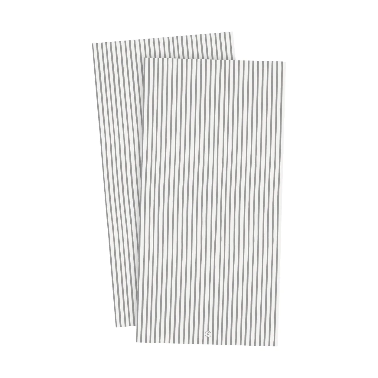 ERNST Ernst servett randig 10×20 cm 20-pack Vit-grå rand