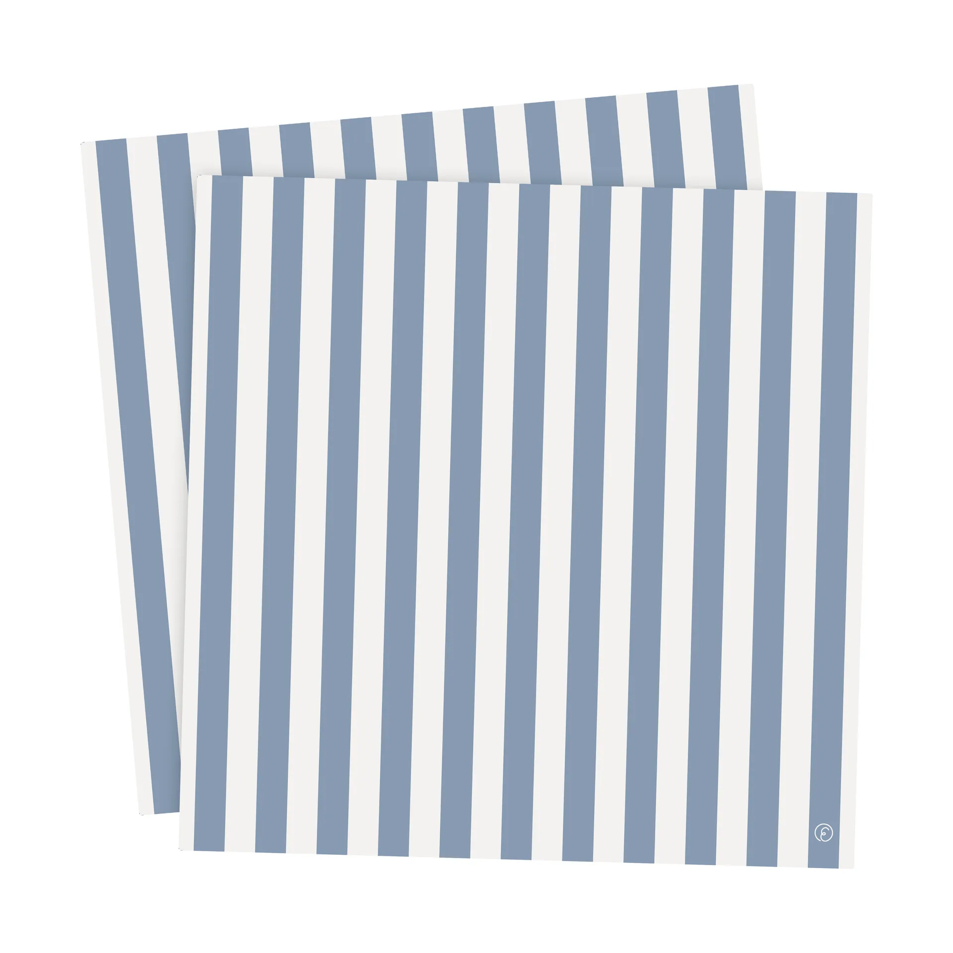 Ernst servett randig 33x33 cm 20-pack, Ljusblå-vit ERNST