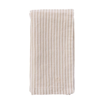 Läs mer om ERNST Ernst servett smalrandig 40x40 cm Beige-vit
