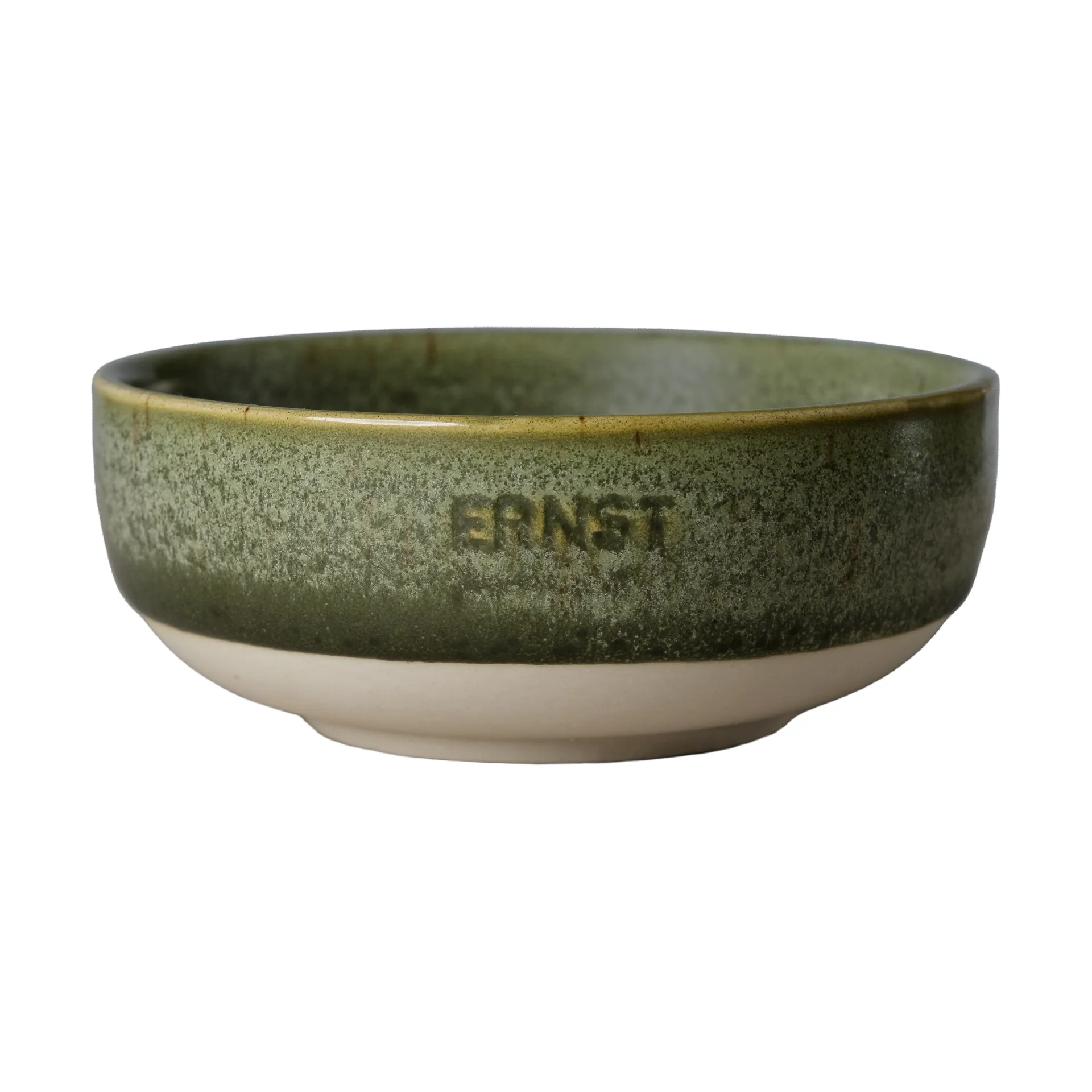 Ernst skål, Grön-natur botten, Ø11 cm ERNST