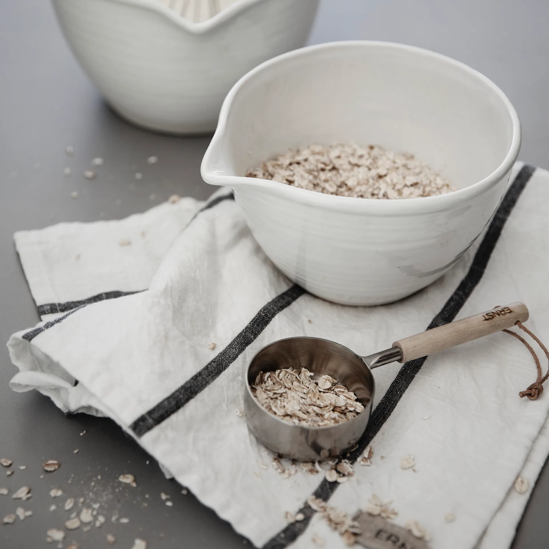 Ernst spillkum stengods vit, ∅20 cm ERNST