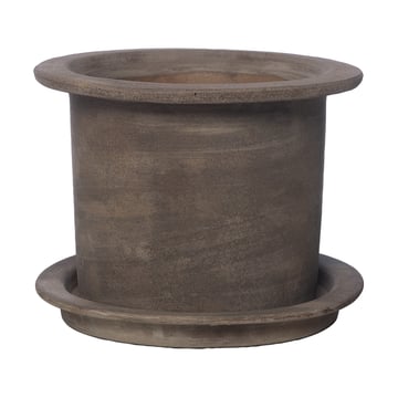 Läs mer om ERNST Ernst terracotta kruka med fat Ø18 cm