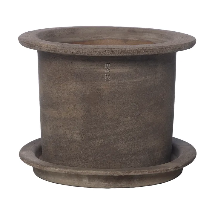 Ernst terracotta kruka med fat - Ø18x14 cm - ERNST