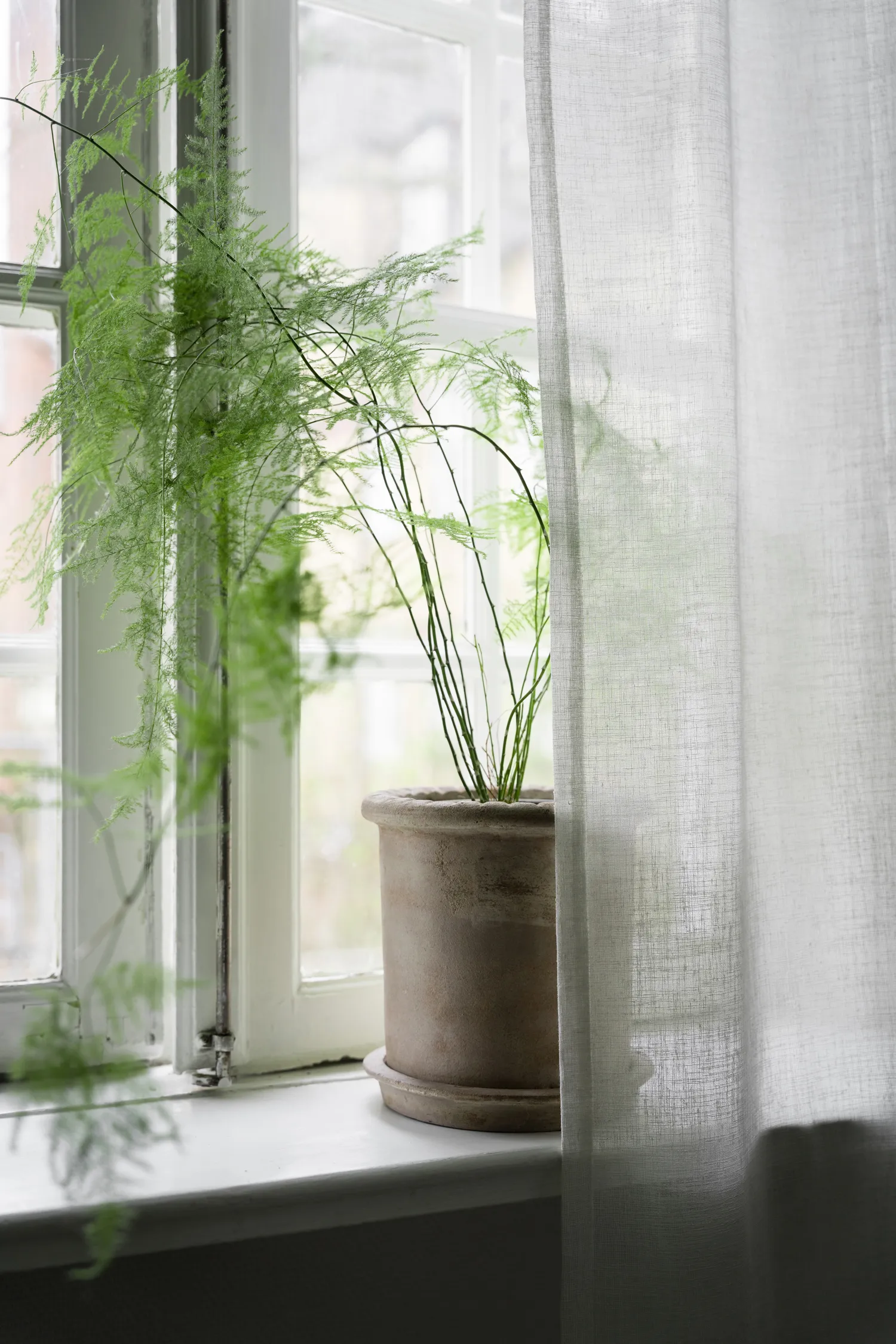 Ernst terrakotta kruka med fat, Ø25x28 cm ERNST