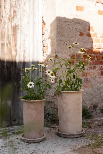 Ernst terrakotta kruka med fat - Ø25x35 cm - ERNST