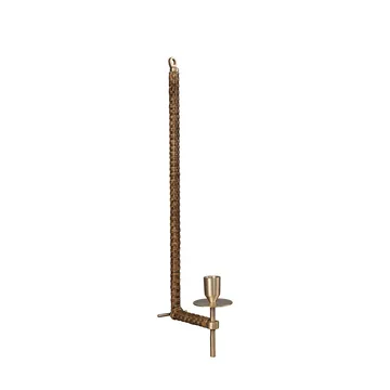 Ernst vägglampett flätad - Mässing, 47cm - ERNST