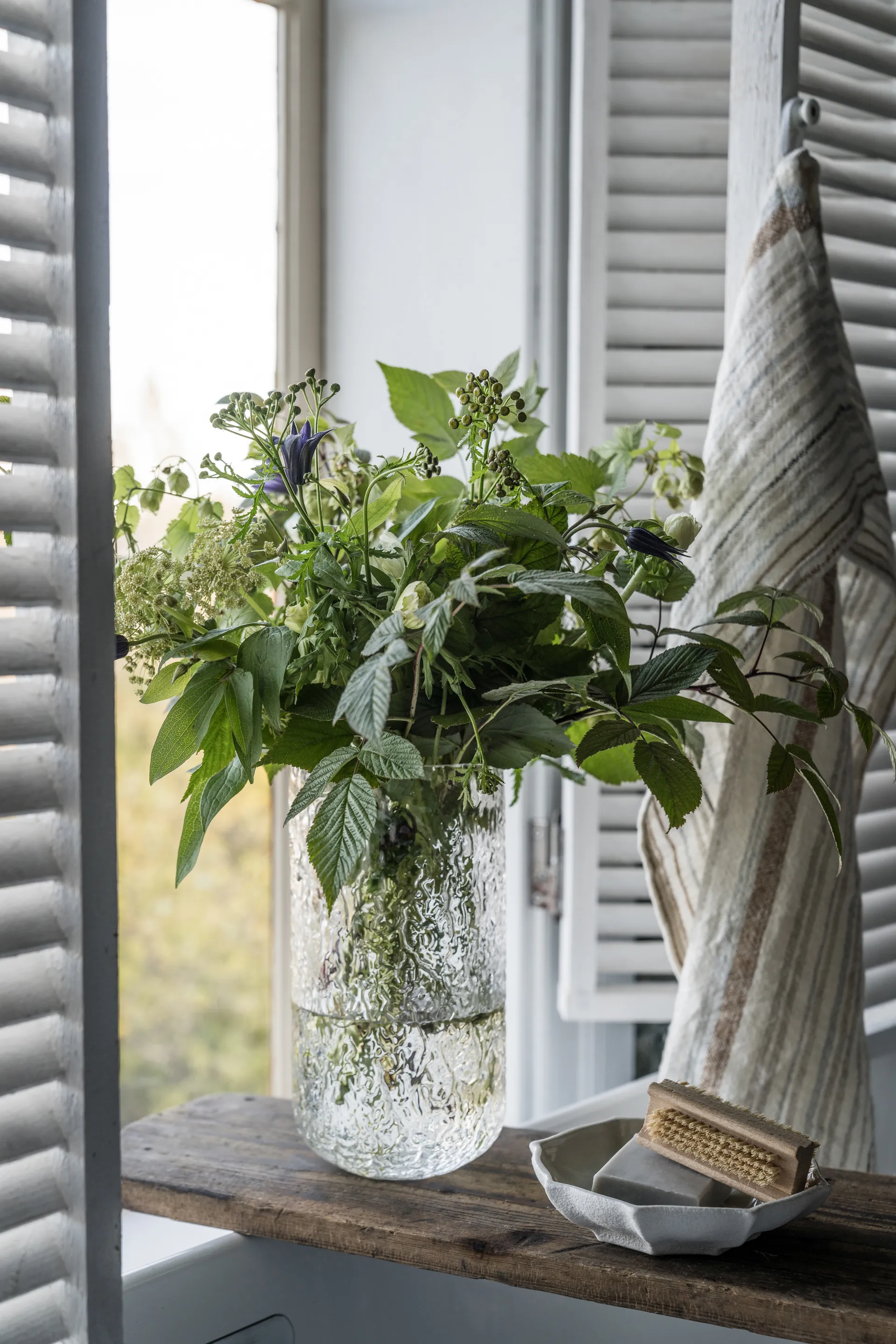 Ernst vas mönstrad 25 cm, Klar ERNST