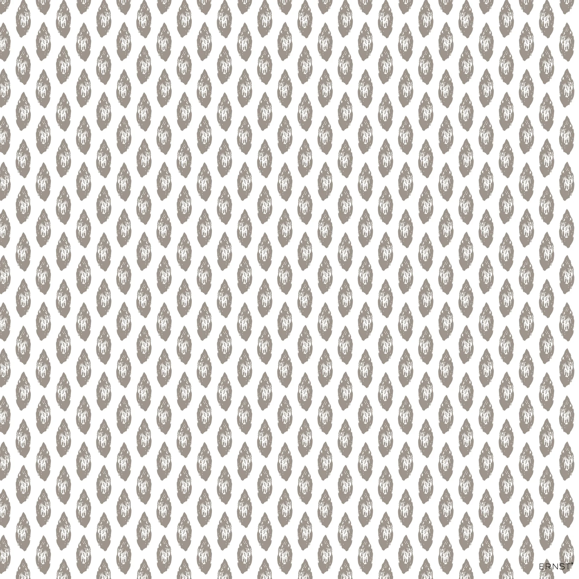 Mandel servett 33x33 cm, Vit-grå ERNST