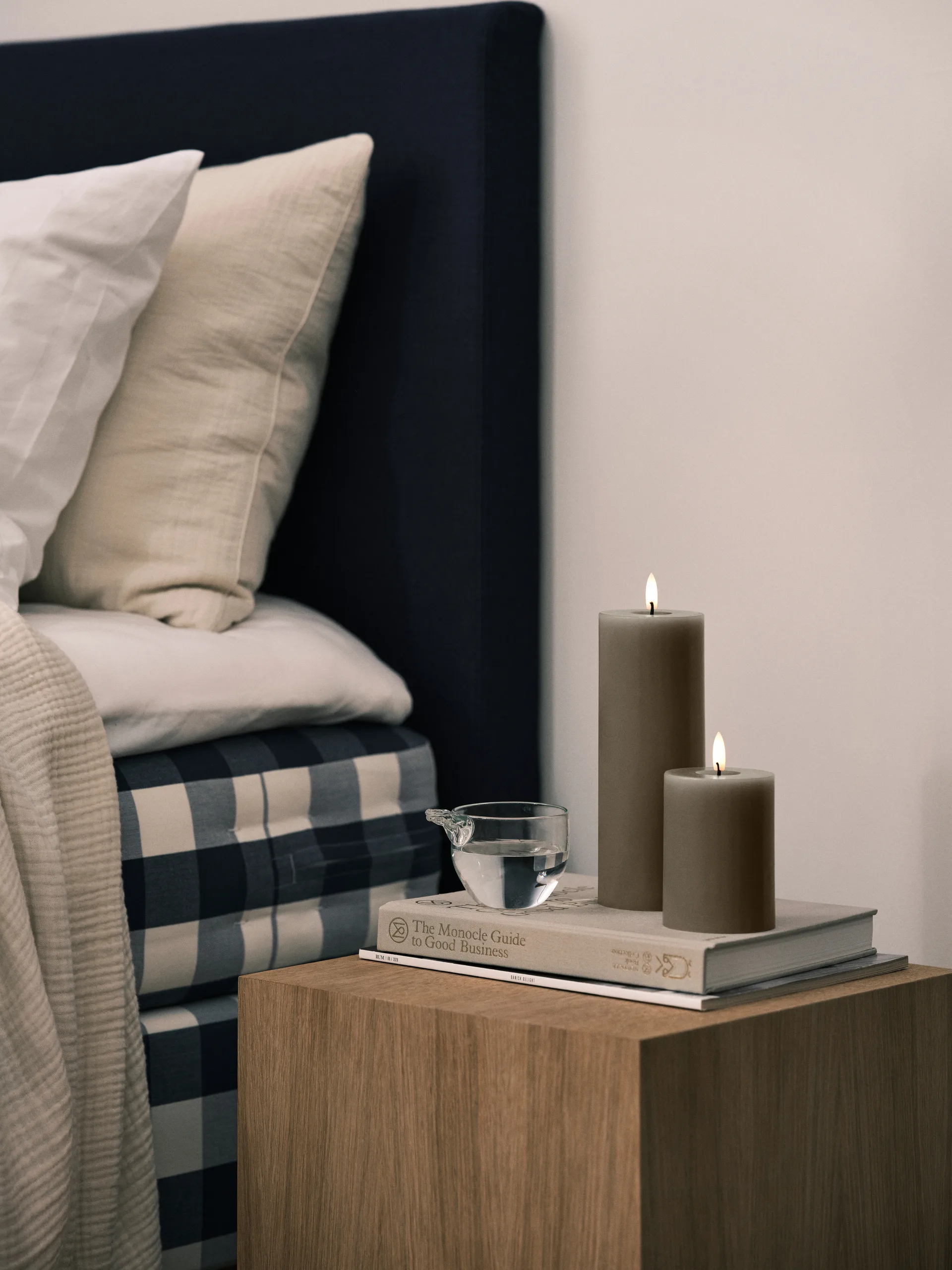 ester & erik blockljus LED, 77 Caviar, 20 cm ester & erik