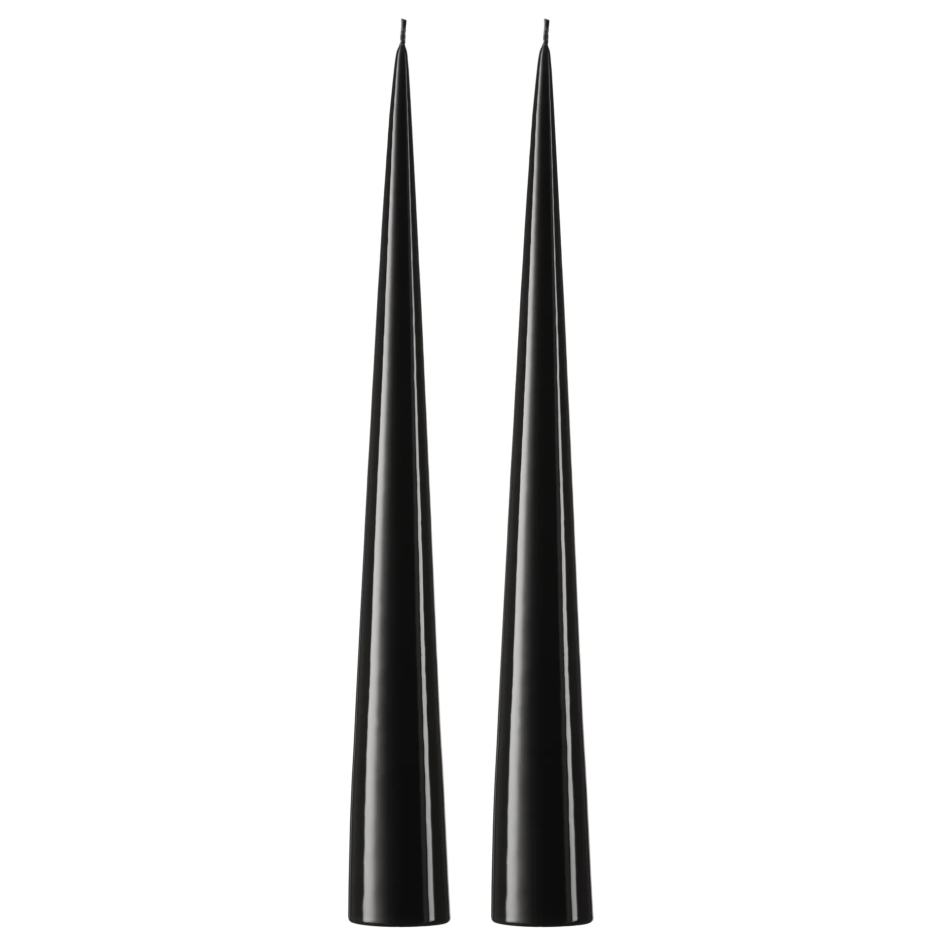 ester & erik konljus 37 cm 2-pack lackad, Raw black 75-0 ester & erik
