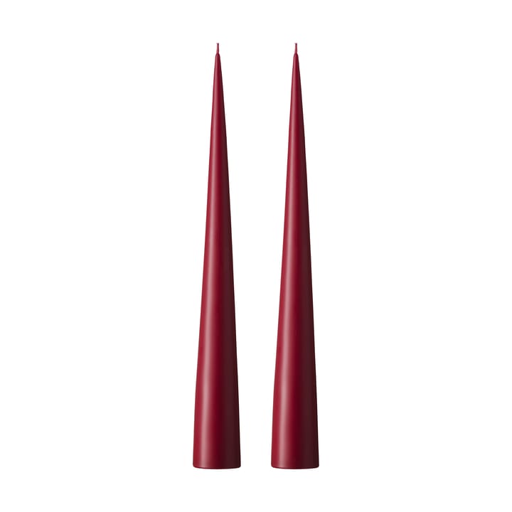 ester & erik konljus 37 cm 2-pack matt - Deep wine 44/2 - Ester & erik