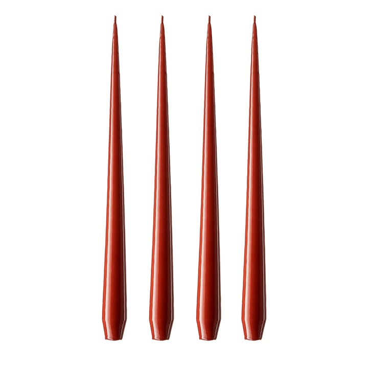 ester & erik ljus 32 cm 4-pack aged rust, Lackad ester & erik