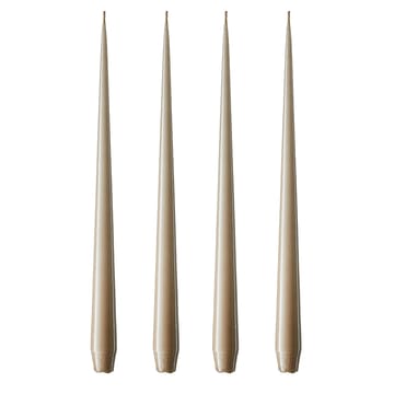 ester & erik ljus 32 cm 4-pack nougat note - Lackad - ester & erik