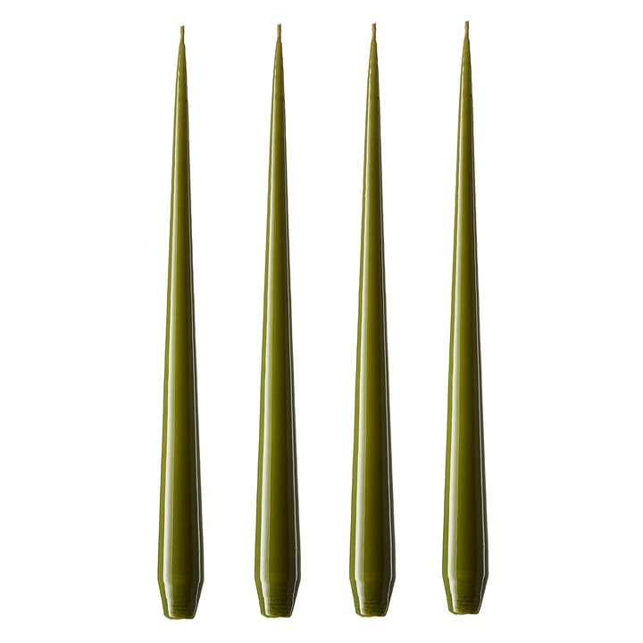 ester & erik ljus 32 cm 4-pack olive glow - Lackad - Ester & erik