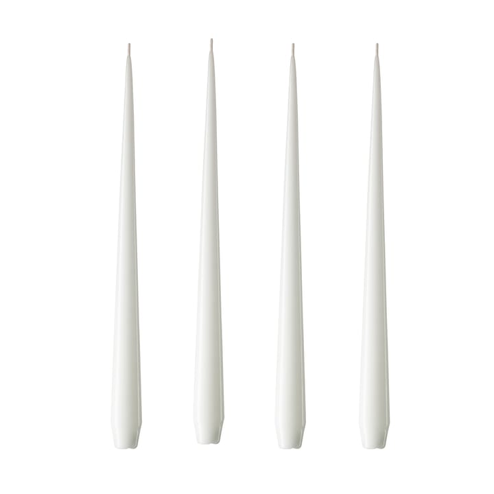 ester & erik ljus 32 cm 4-pack pure white, lackad ester & erik