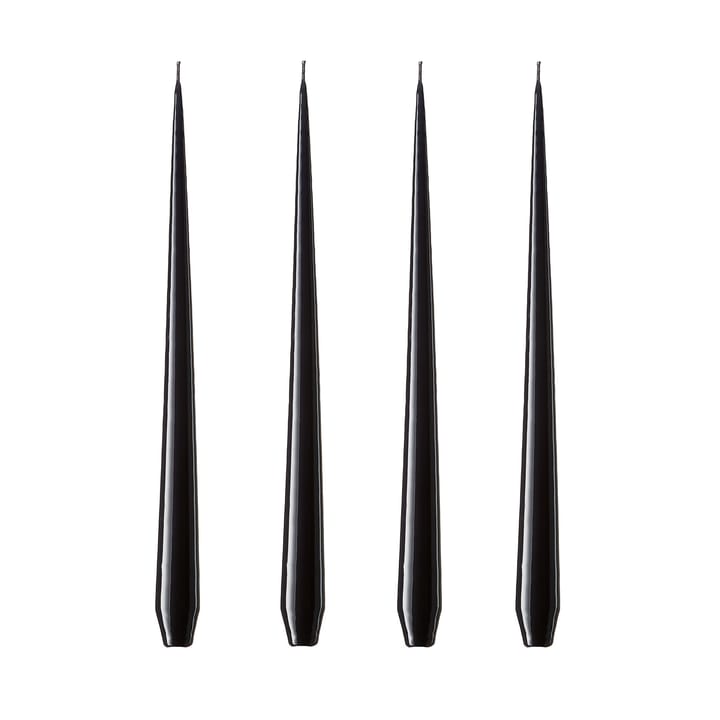 ester & erik ljus 32 cm 4-pack raw black, lackad ester & erik