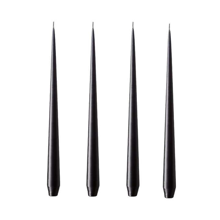 ester & erik ljus 32 cm 4-pack raw black, matt ester & erik