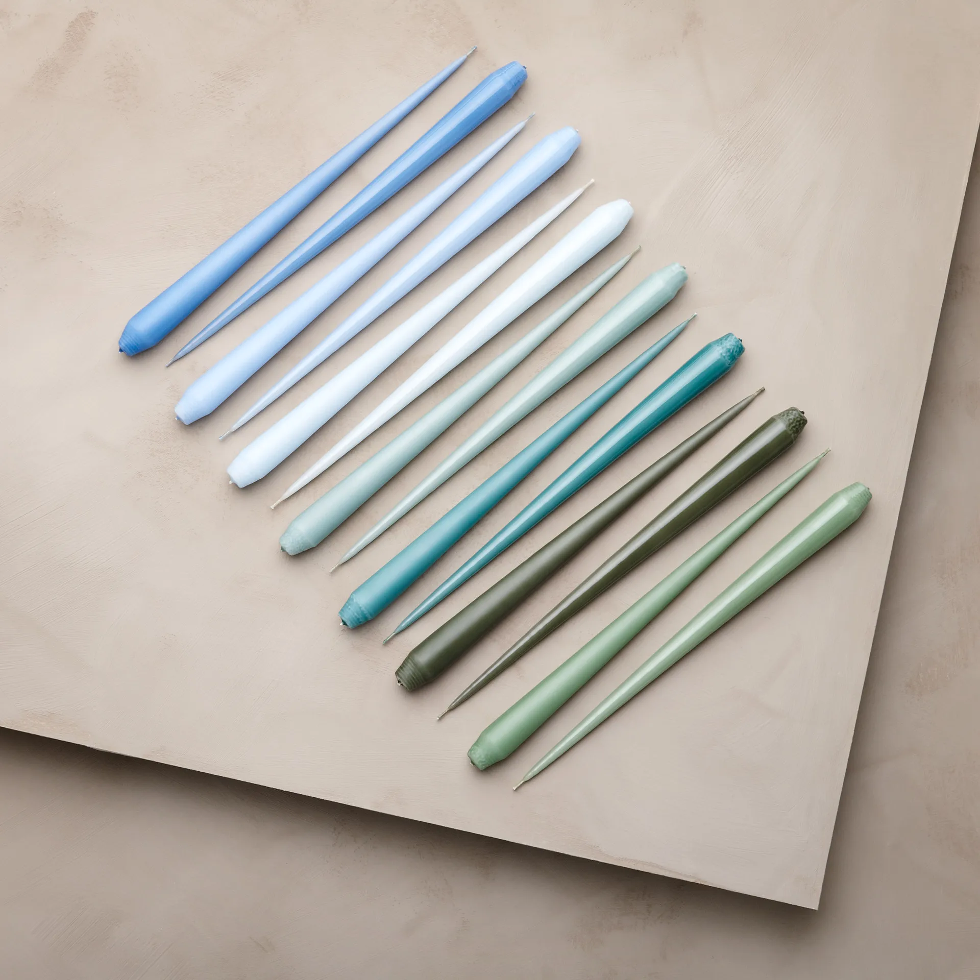 ester & erik ljus 4-pack matt, eucalyptus, 32 cm ester & erik