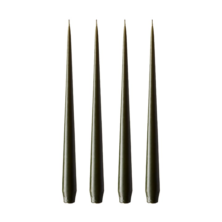 ester & erik ljus 4-pack matt - mörk deep forest, 32 cm - Ester & erik