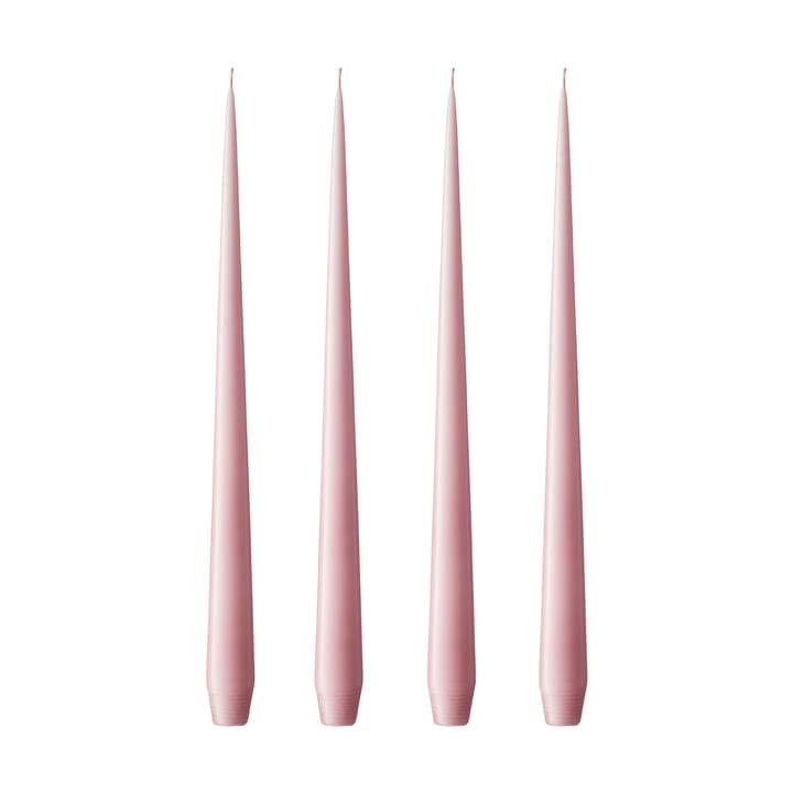 ester & erik ljus 4-pack matt - old rose, 32 cm - Ester & erik