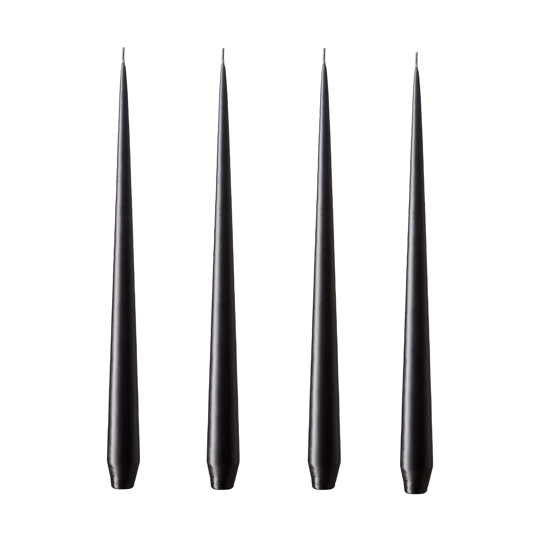 ester & erik ljus 4-pack matt, raw black, 32 cm ester & erik
