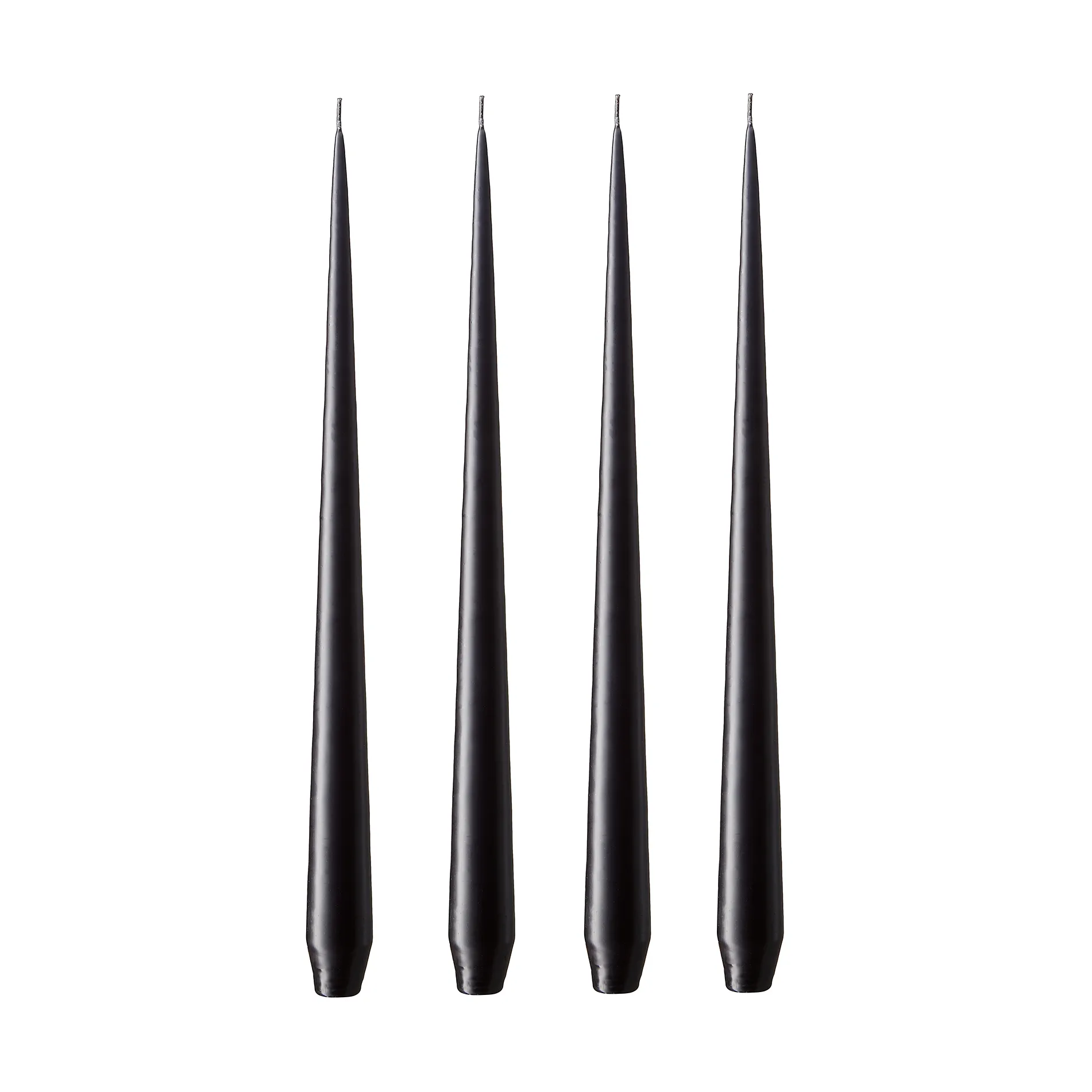 ester & erik ljus 4-pack matt, raw black, 42 cm ester & erik
