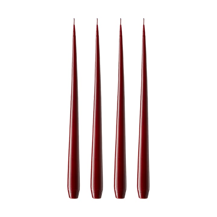 ester & erik ljus 42 cm 4-pack lackad, Deep wine 44/2 ester & erik