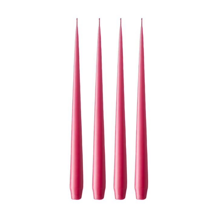 ester & erik ljus 42 cm 4-pack matt - Deep pink 41/2 - Ester & erik