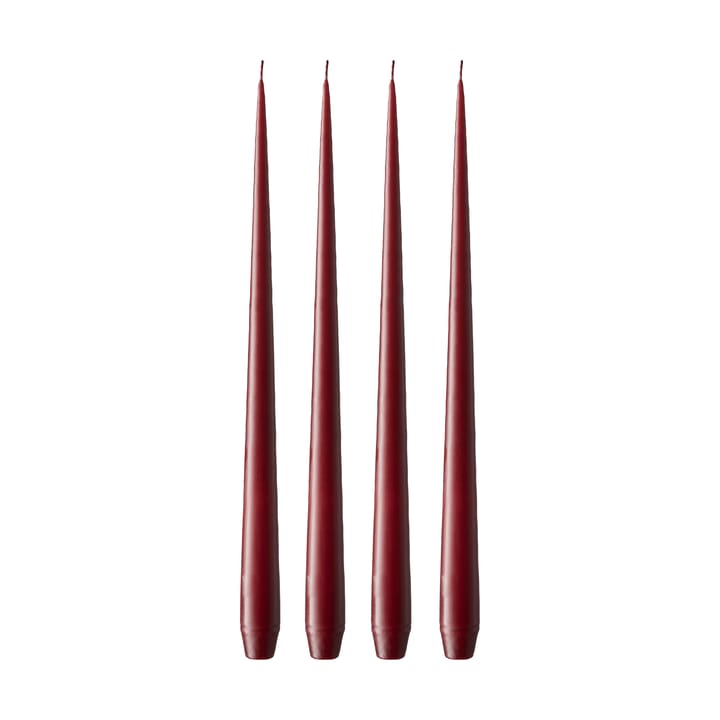 ester & erik ljus 42 cm 4-pack matt, Deep wine 44/2 ester & erik