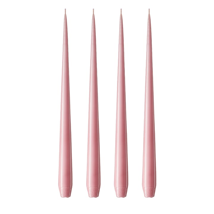 ester & erik ljus 42 cm 4-pack old rose, Lackad ester & erik