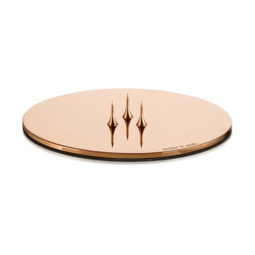 Läs mer om ester & erik ester & erik ljusfat Ø9 cm blank Rosé guld