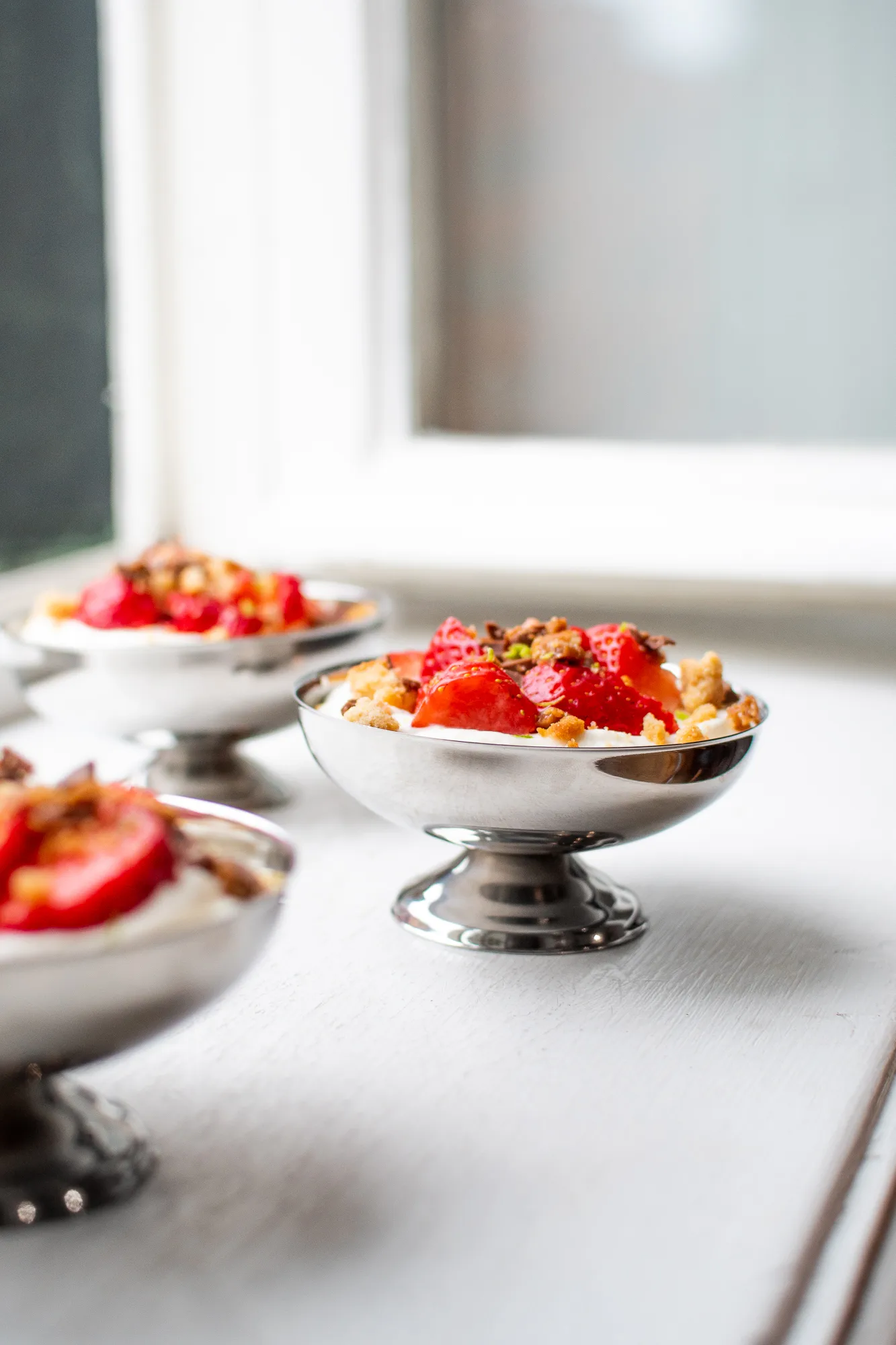 Eternum Italiensk glasskupa, Rostfritt stål Eternum