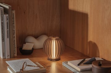 Eva Solo Radiant LED laddningsbar lampa rund - Smoked oak - Eva Solo