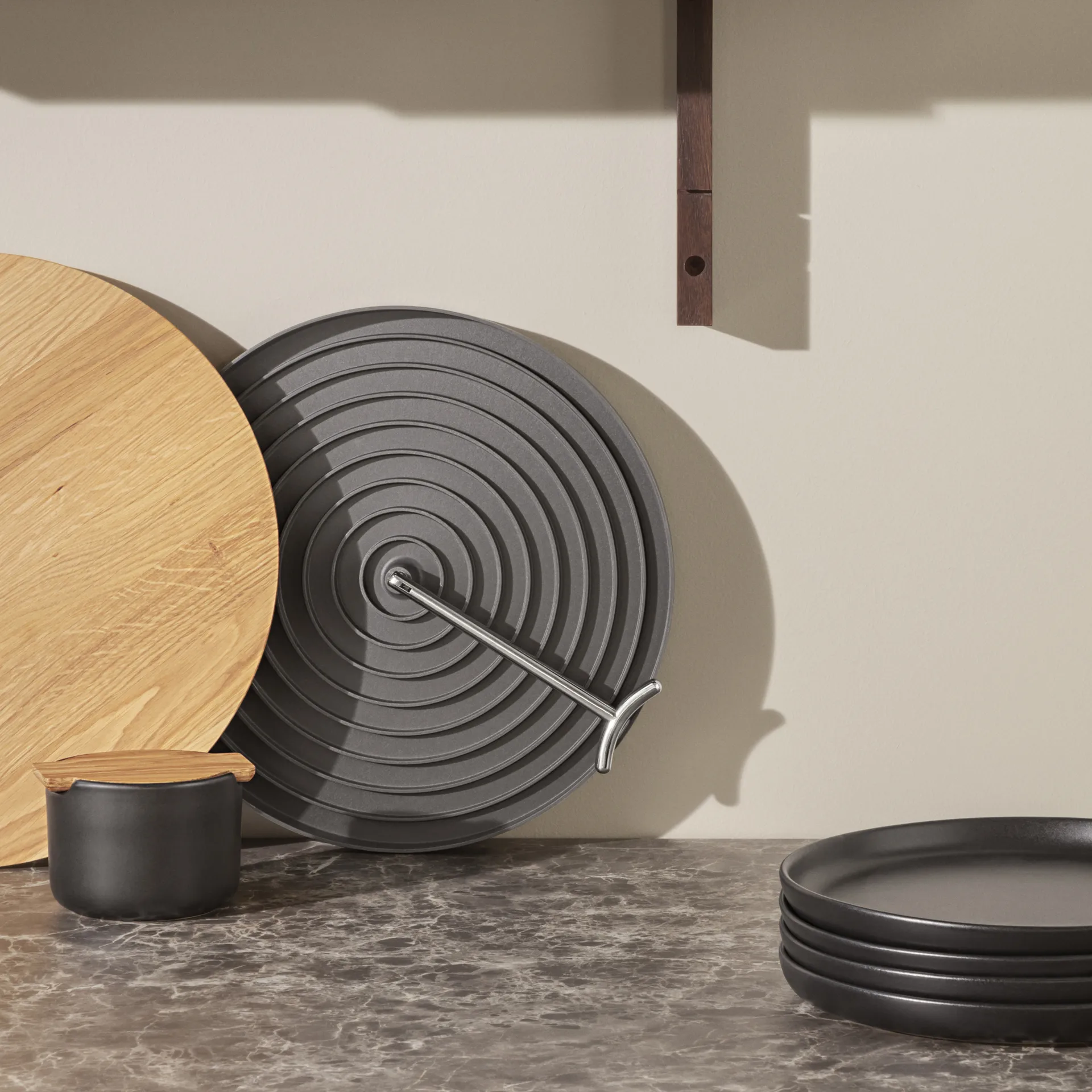 Eva Solo vikbart diskställ, Grå Eva Solo