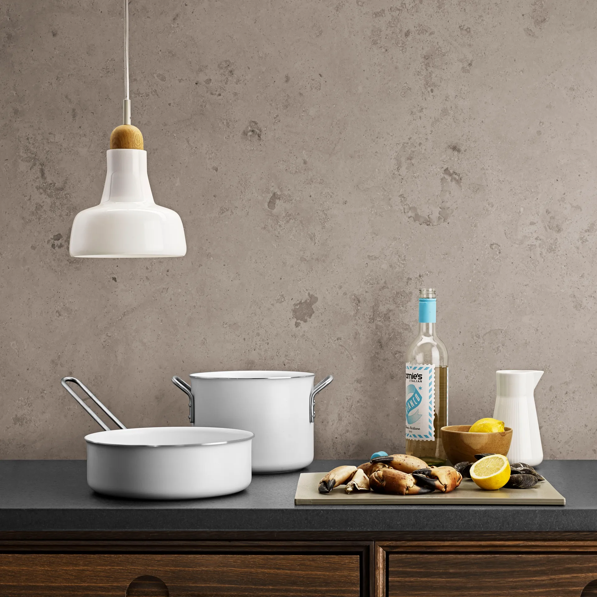 Eva Trio White Line traktörpanna, 24 cm Eva Solo