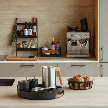 Nordic kitchen brödkorg - Black, large, Ø24,5 cm - Eva Solo