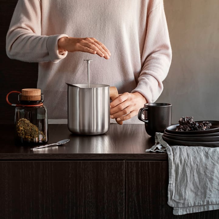 Nordic Kitchen presskanna för te, Rostfritt stål Eva Solo