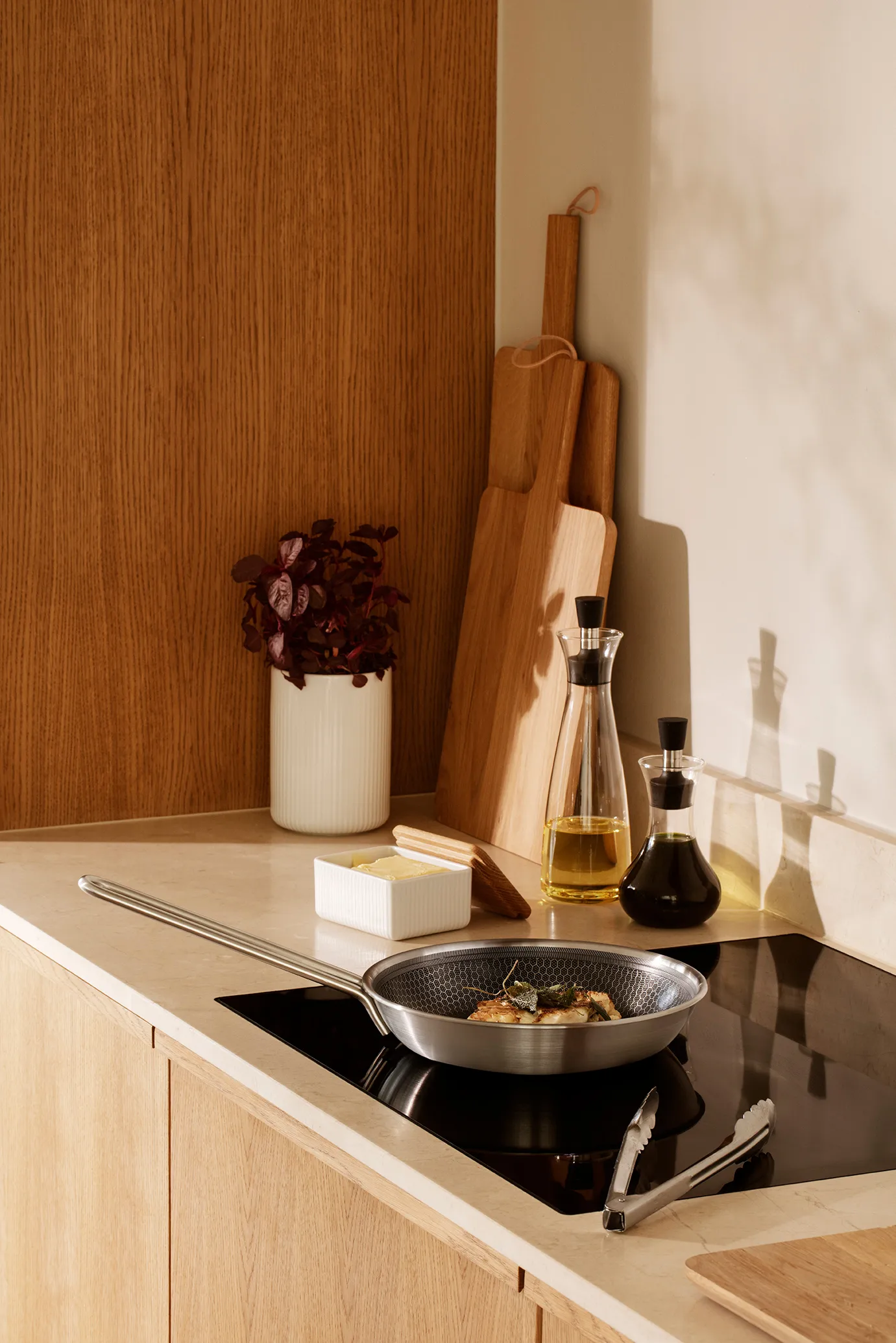 Oljekaraff och dressingshaker 2-delar, Transparent Eva Solo