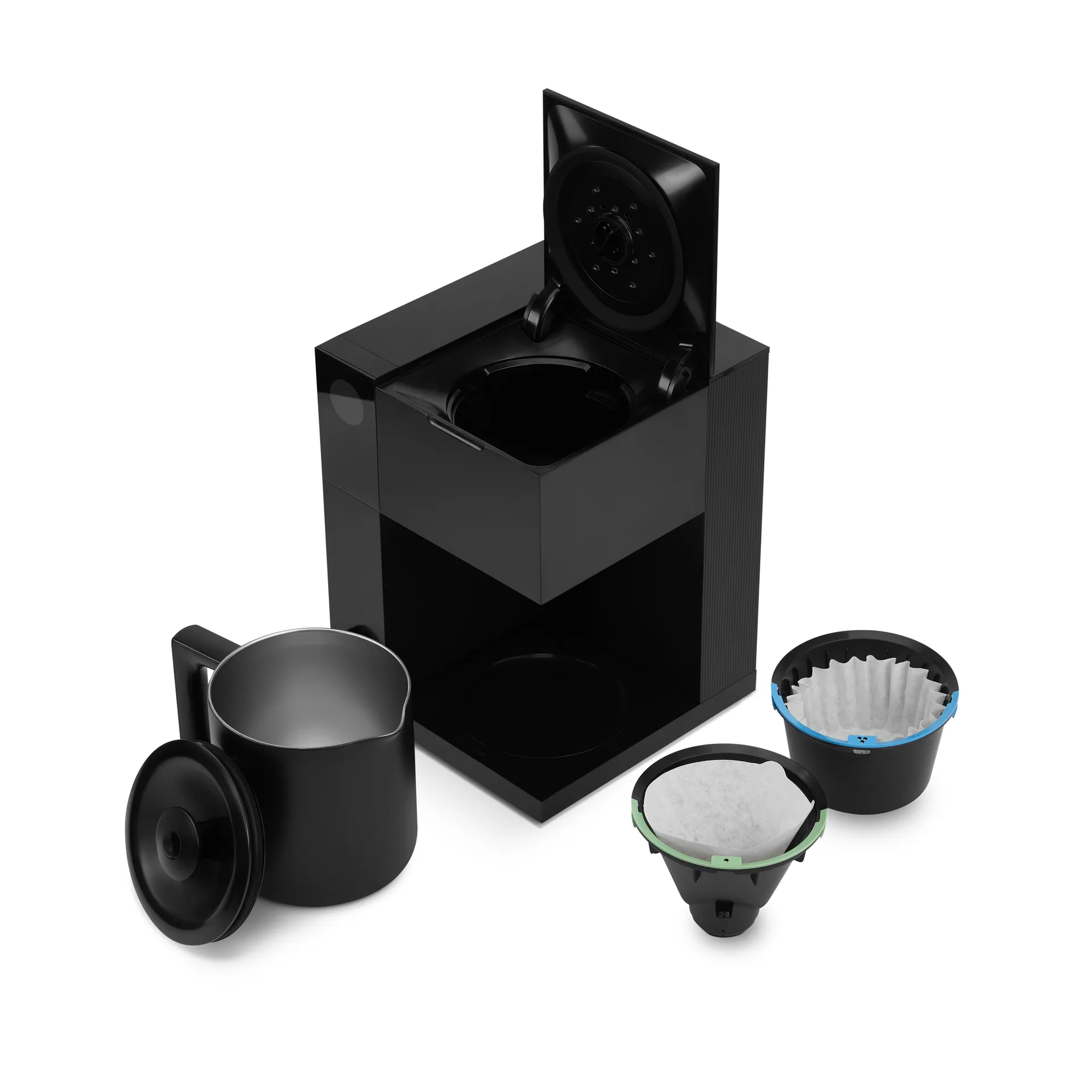 Aiden Precision kaffebryggare, Matte black Fellow