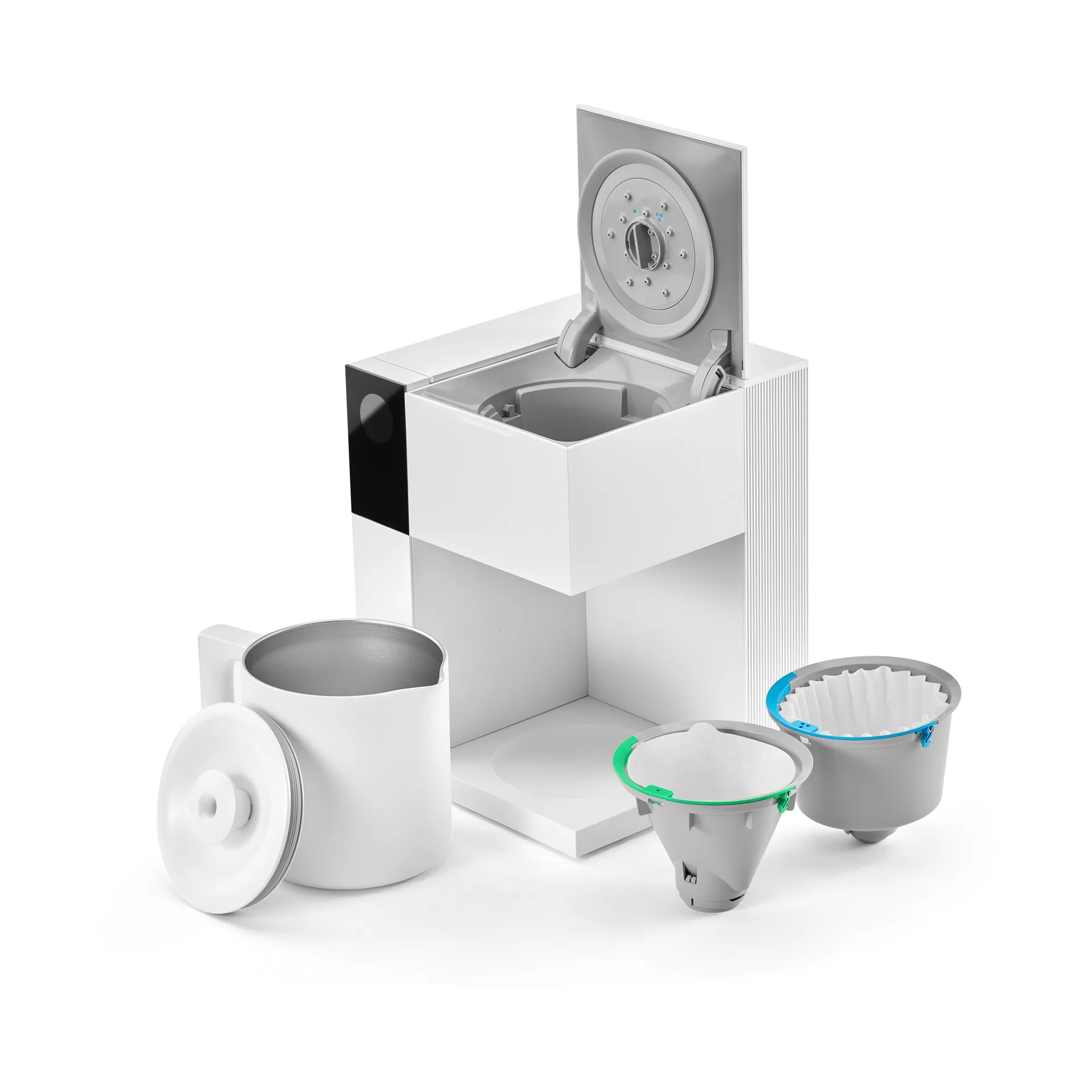 Aiden Precision kaffebryggare, Matte white Fellow