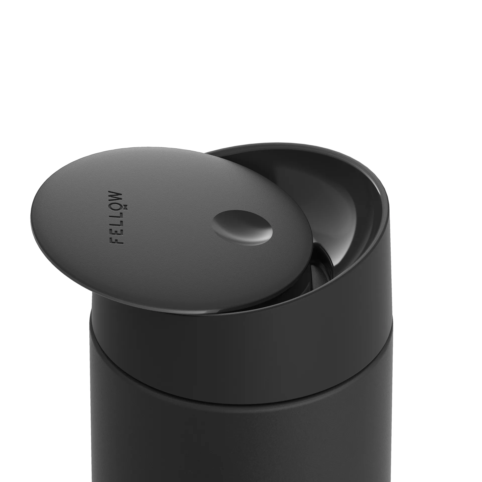 Carter termosmugg med slide lock 47 cl, Matte black Fellow