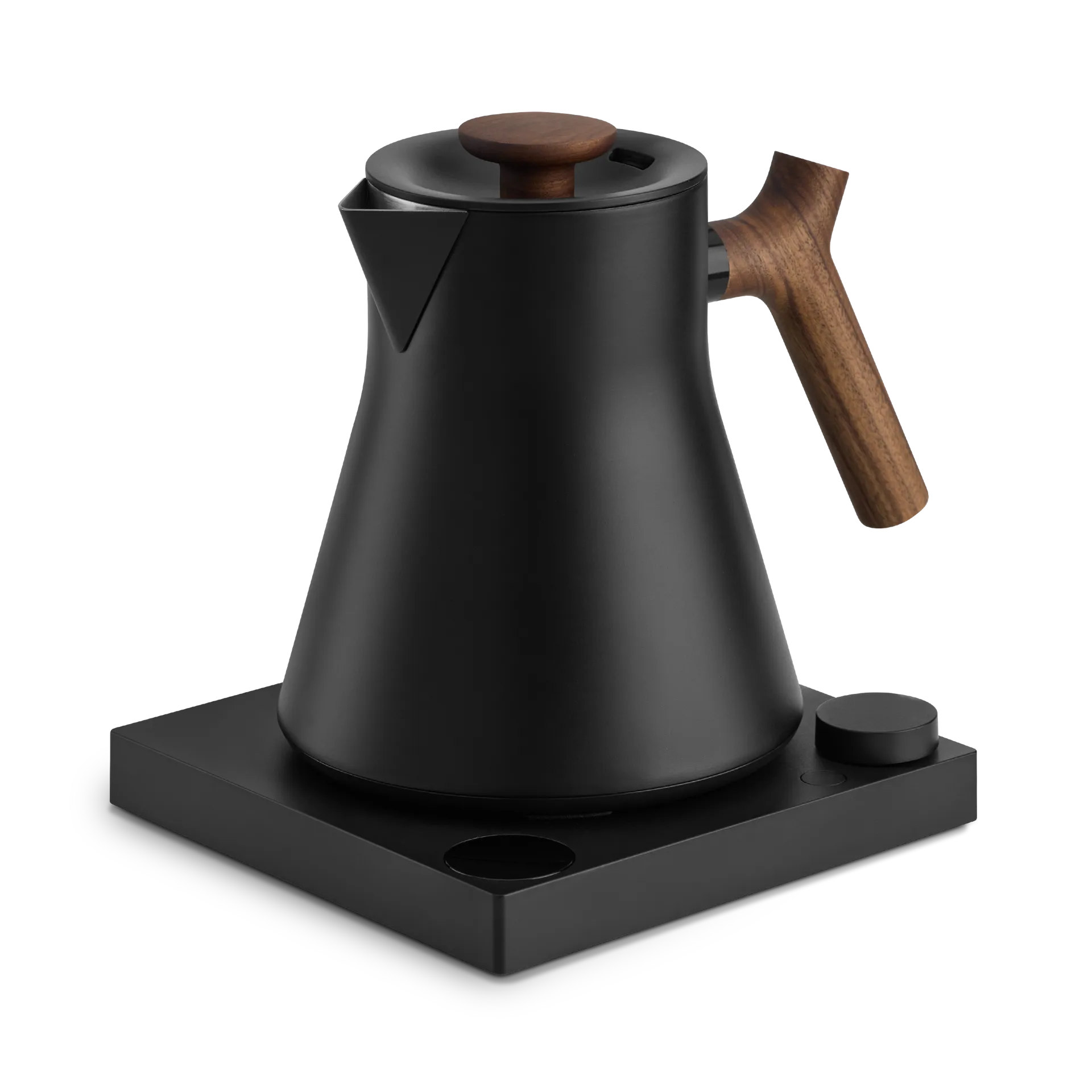 Corvo EKG Pro elektrisk vattenkokare 0.9 L, Matte black-walnut Fellow