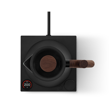 Corvo EKG Pro elektrisk vattenkokare 0.9 L - Matte black-walnut - Fellow