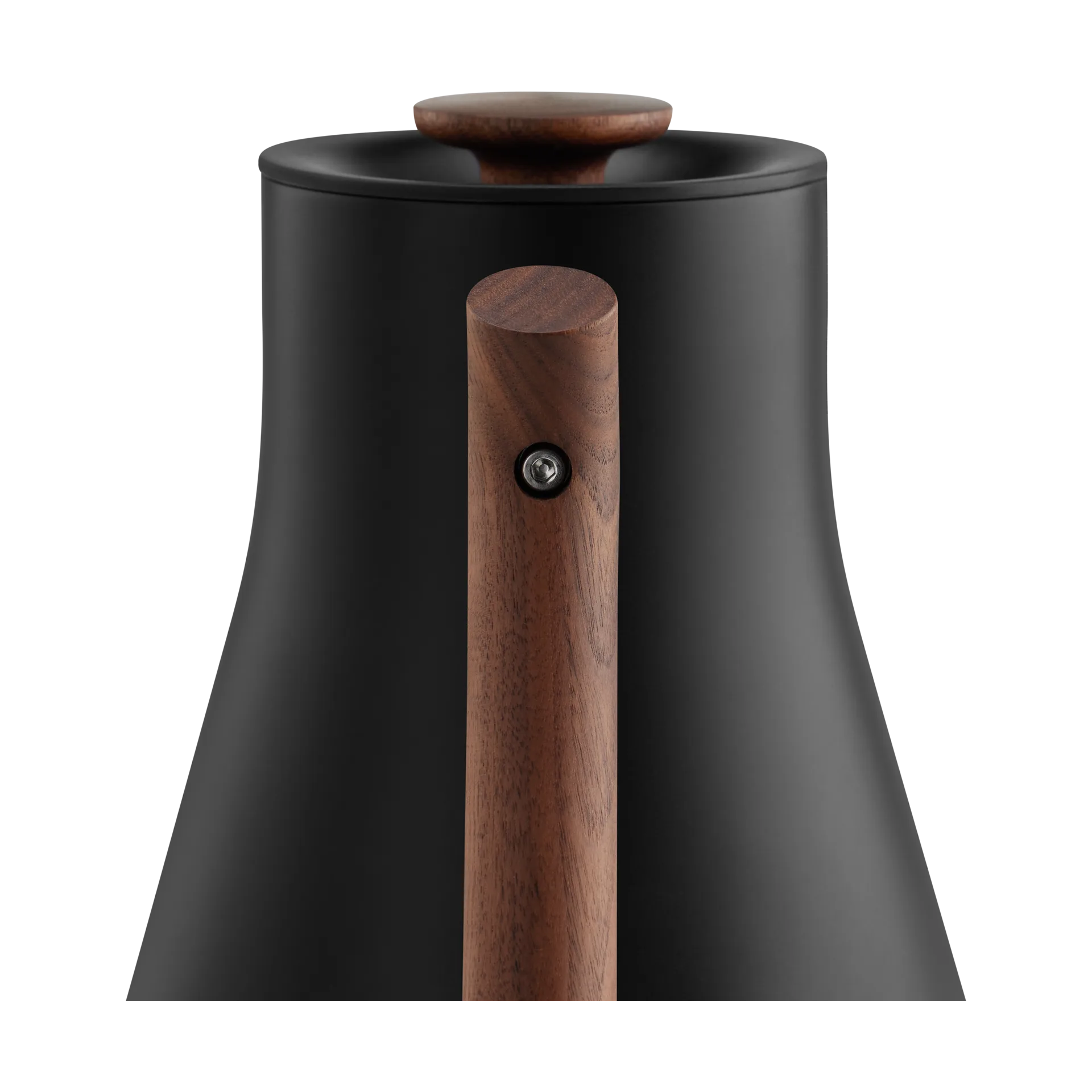Corvo EKG Pro elektrisk vattenkokare 0.9 L, Matte black-walnut Fellow