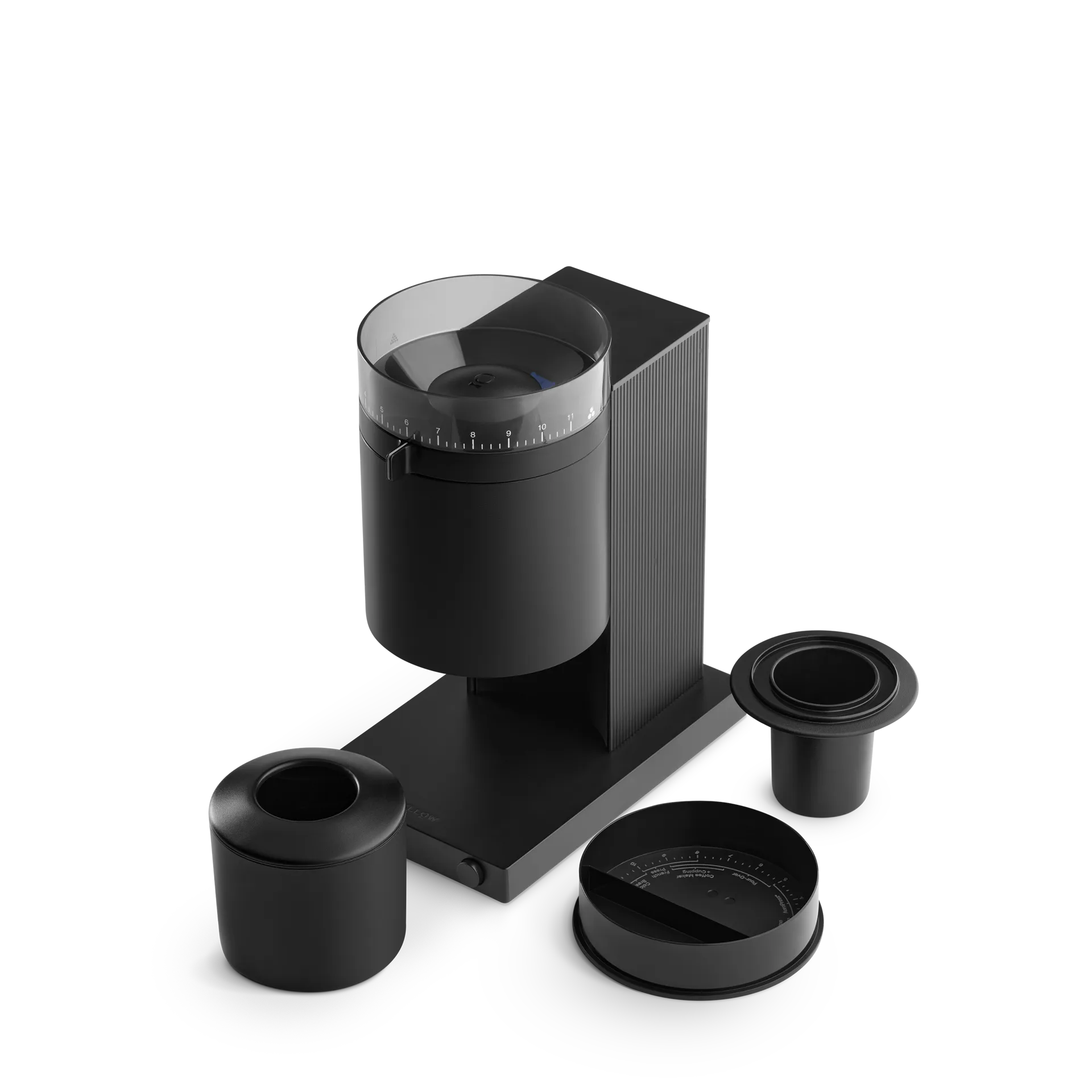 Opus Conical Burr elektrisk kaffekvarn, Matte black Fellow
